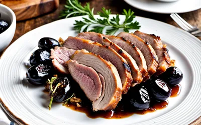 Rôti de porc aux pruneaux : recette facile et savoureuse