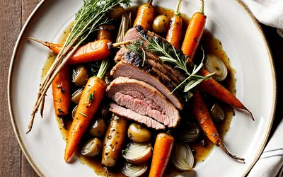 Recette traditionnelle du rôti de veau façon Grand-Mère Madou