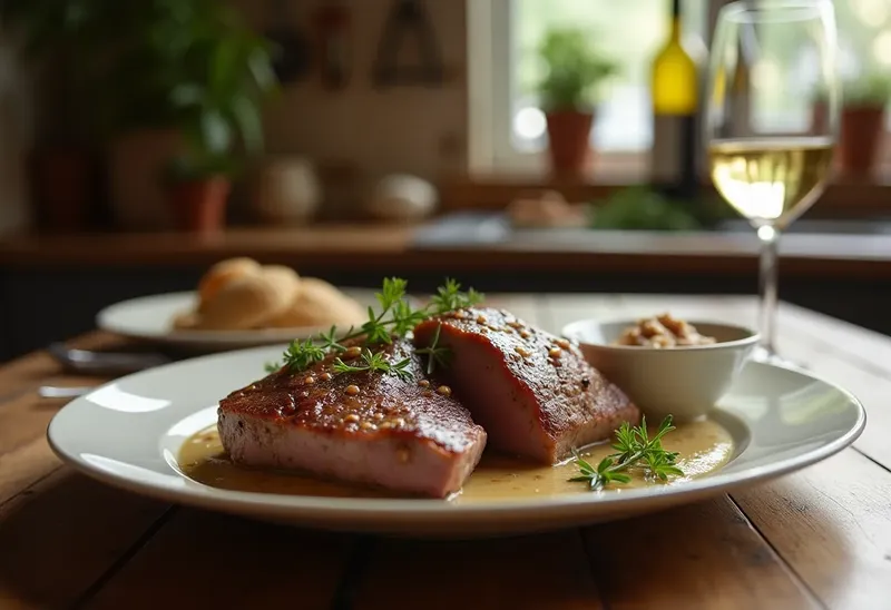 Rôti de veau tendre à la sauce onctueuse au thon
