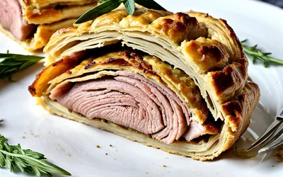 Rôti en croûte à la moutarde et à l'estragon : recette facile et gourmande