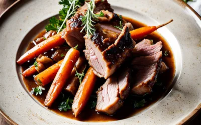 Rouelle de porc mijotée façon Madou : recette traditionnelle savoureuse