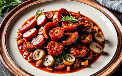 Recette facile de Rougaille Saucisse économique aux Antilles