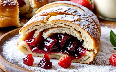 Recette facile de roulé moelleux à la confiture maison