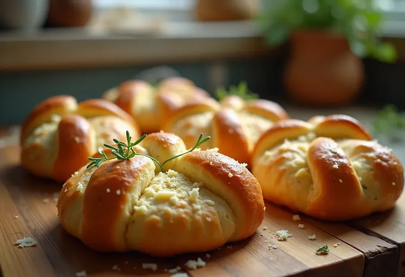 Roulés au fromage de chèvre frais et herbes aromatiques