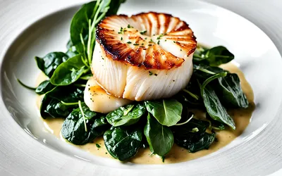 Sabayon de Saint-Jacques aux épinards : recette raffinée et facile