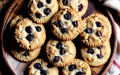 Recette facile de sablés aux raisins macérés au rhum, gourmands et rapides