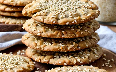 Recette facile de sablés croustillants au sésame pour un goûter gourmand