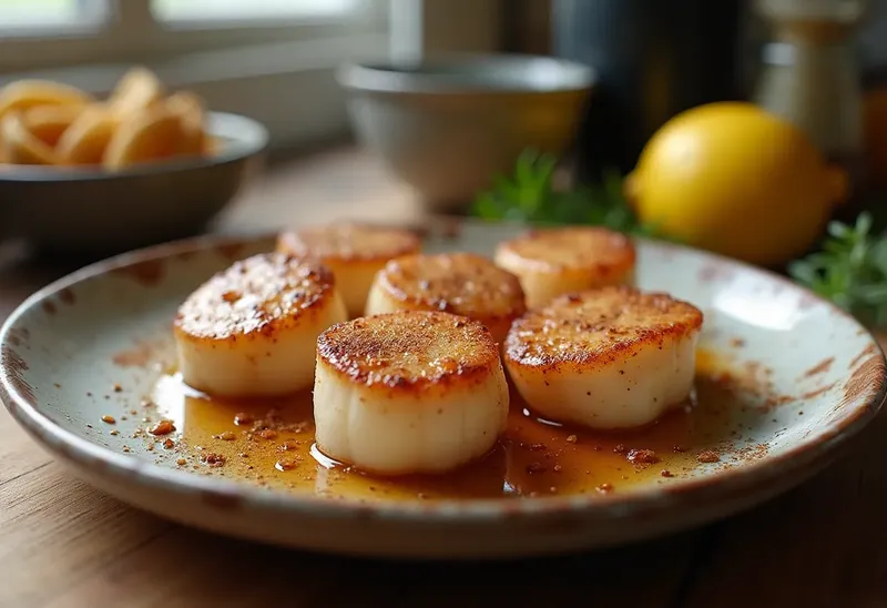 Saint-Jacques aux épices douces : recette raffinée et parfumée