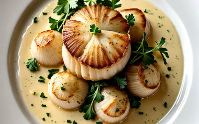 Recette Saint-Jacques en Petit Pain Gourmand - Facile et Raffinée