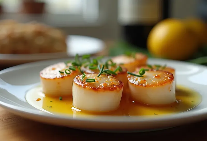 Saint-Jacques marinées au Madère : recette raffinée et facile