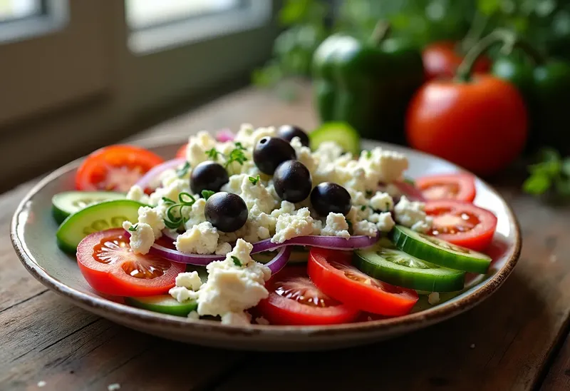 Salade Bulgare Traditionnelle Fraîche et Savoureuse
