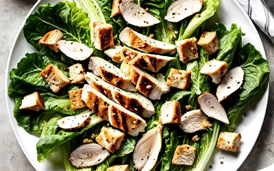 Image de la recette Salade César à la Brutus : recette gourmande et savoureuse