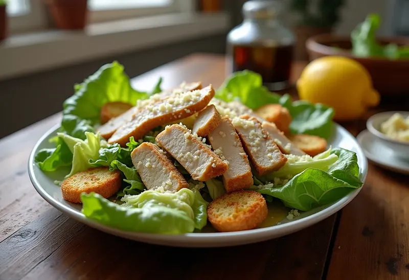 Salade César gourmande selon Edith : recette classique et savoureuse