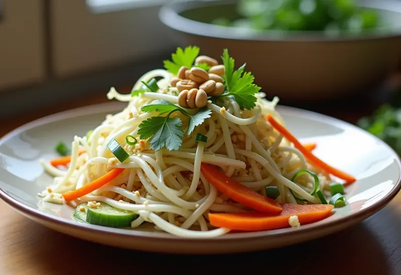 Salade chinoise croquante et facile à préparer