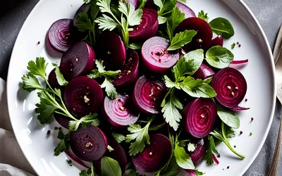 Salade de betteraves à l'orientale : recette fraîche et parfumée