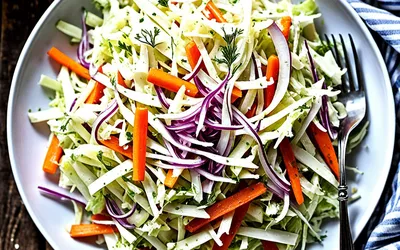 Recette facile de salade de chou croquante et fraîche