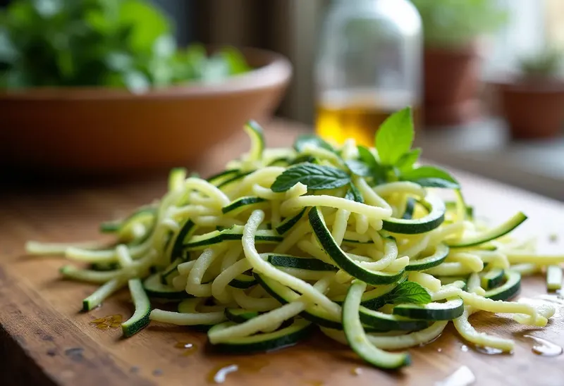 Salade de Courgettes Râpées Express, Fraîche et Légère