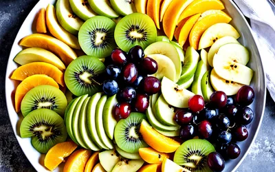 Recette facile de salade de fruits d'Halloween colorée et saine