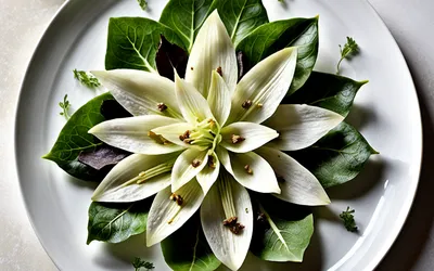 Salade d'endives croquante avec sauce chaude aux truffes - recette facile et gourmande