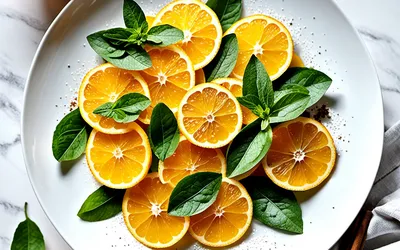 Salade d'oranges à la cannelle et fleur d'oranger, recette fraîche et parfumée