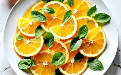 Recette facile de salade d'oranges fraîche et vitaminée