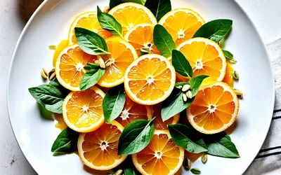 Salade d'oranges sicilienne fraîche et parfumée - Recette facile et rapide