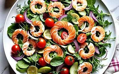 Salade du pêcheur fraîcheur et saveurs marines - recette facile et rapide