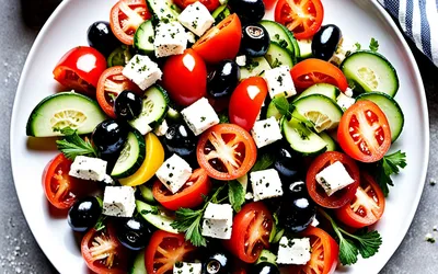 Salade estivale fraîcheur aux légumes croquants et herbes - Recette facile et rapide
