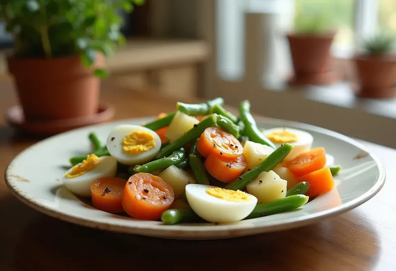 Salade flamande aux légumes frais et croquants
