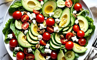 Salade folle et gourmande aux saveurs variées - Recette facile et rapide