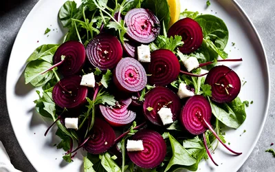 Salade fraîche de betteraves crues au citron et coriandre - recette légère et savoureuse