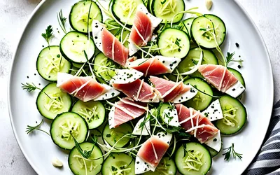 Salade fraîche de concombre au thon : recette simple et rapide
