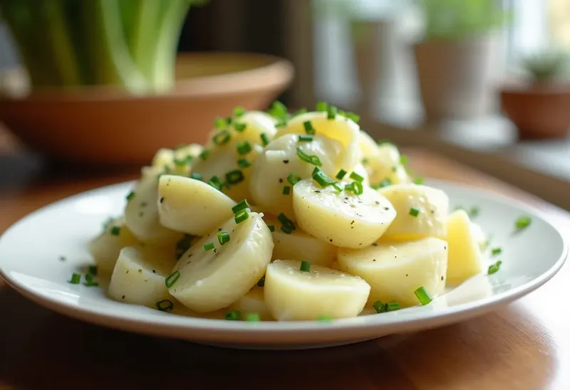 Salade fraîche de fenouil et pommes de terre à la mayonnaise maison