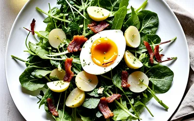 Salade de pissenlits aux lardons croustillants : recette facile et savoureuse