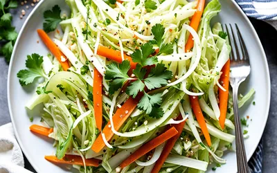 Recette facile de salade de chou chinois croquante et parfumée