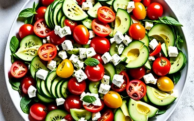 Salade fraîcheur colorée et vitaminée - recette saine et rapide