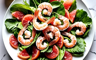 Salade crevettes et pamplemousse : recette fraîche et légère