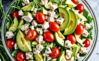 Salade fraîcheur de crabe façon cocktail : recette facile et rapide