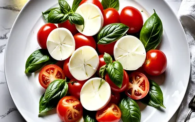 Salade fraîcheur Mozzarella et Tomates du Vigneron - Recette facile et rapide