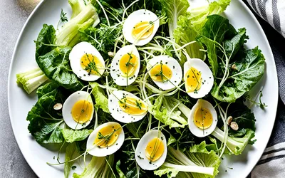 Recette authentique de salade frisée à l'ail comme à Dour en Belgique
