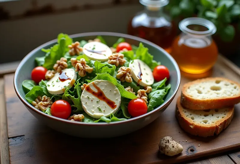 Salade Gourmande au Chèvre Chaud : Recette Facile et Savoureuse