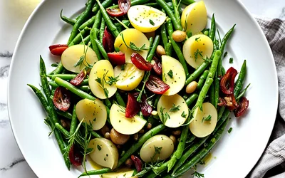 Salade liégeoise rapide : recette facile et savoureuse pour 1 personne