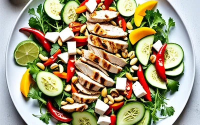 Salade Marco Polo : recette fraîche et épicée au poulet et mangue