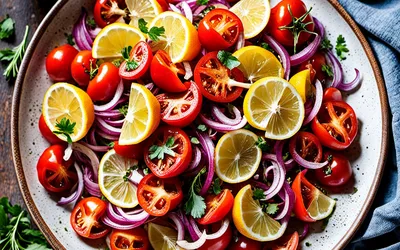 Recette Salade Mechouia Tunisienne Authentique - Facile et Savoureuse