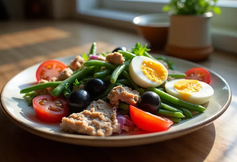 Salade Niçoise Authentique et Savoureuse pour 1 Personne