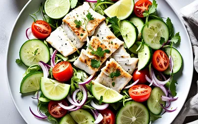 Recette authentique de salade tahitienne au poisson cru et lait de coco