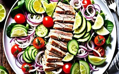 Salade Tahitienne Fraîche et Authentique - Recette Facile et Rapide