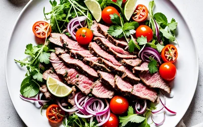 Salade Thaïlandaise de Bœuf Frais et Épicé - Recette Facile et Rapide