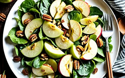 Salade Tiède de Pommes aux Épices Douces - Recette Facile et Rapide