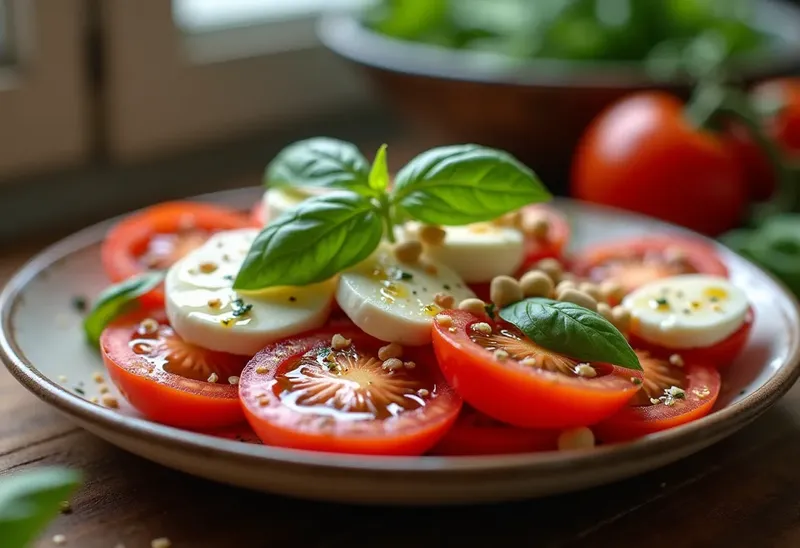 Salade Tomate-Mozzarella Revisitées : Fraîcheur et Saveurs Authentiques